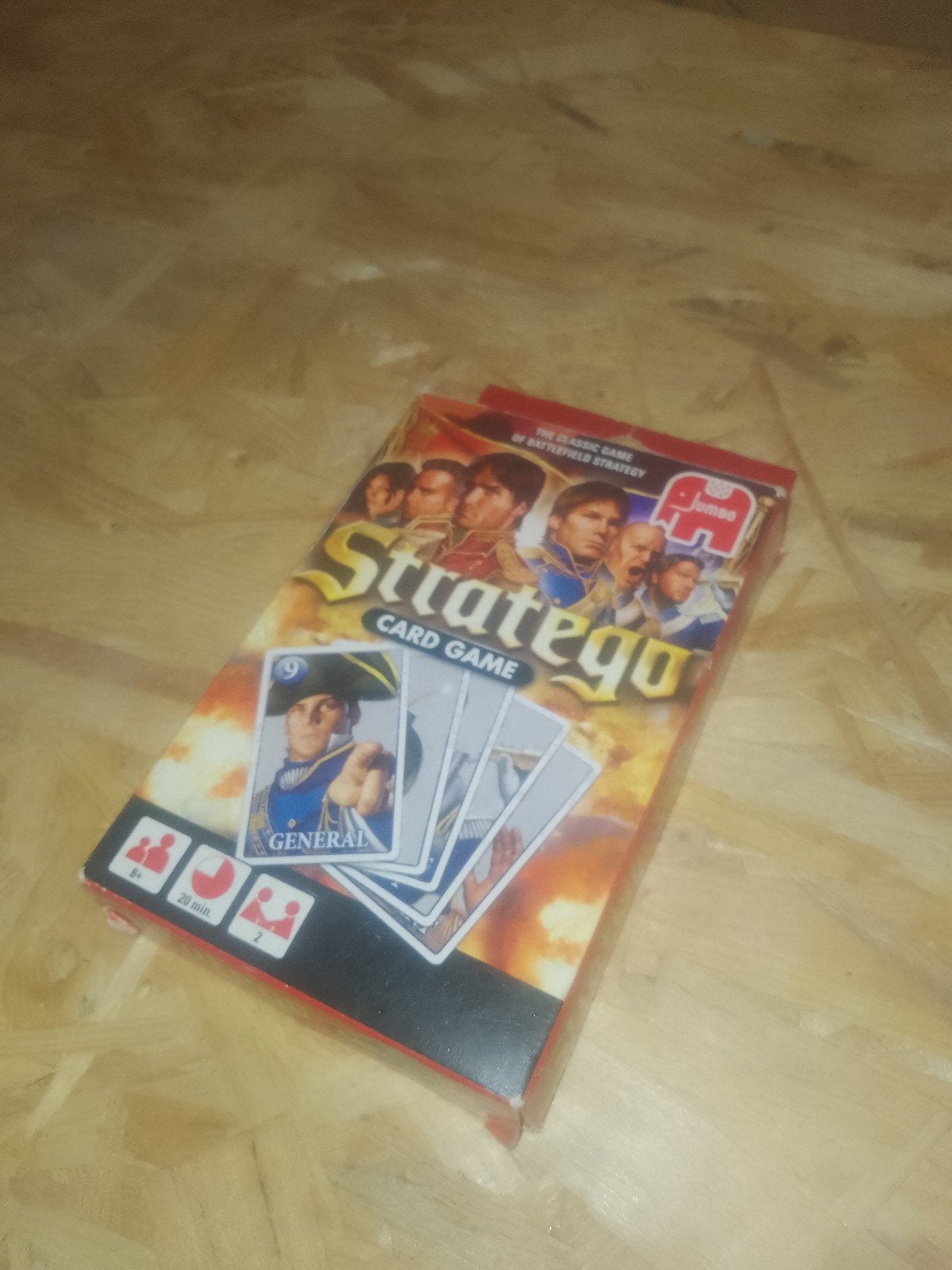 Stratego kaartspel, Een of twee spelers, Ophalen of Verzenden, Zo goed als nieuw, Jumbo