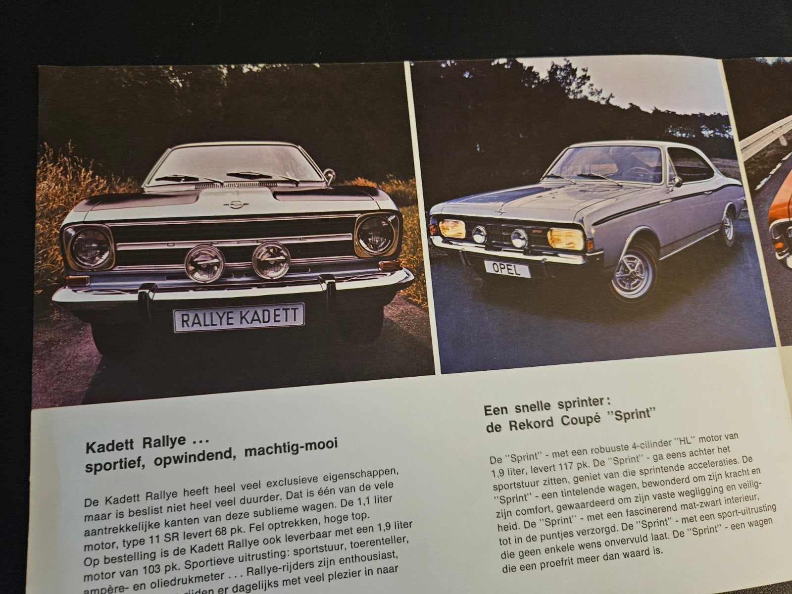 Brochure Opel 1968 oa GT & Kadett Rally, Ophalen of Verzenden, Zo goed als nieuw, Opel