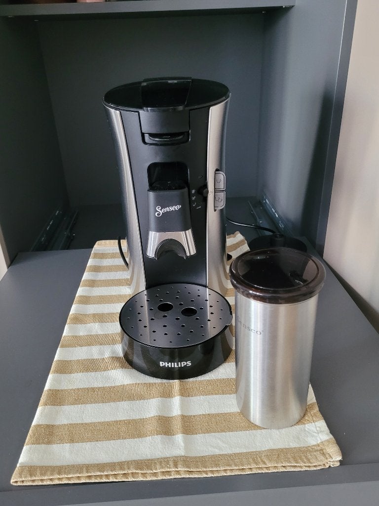 Philips Senseo koffiepadmachine, Ophalen, Gebruikt, Koffiemachine, Koffiepads en cups