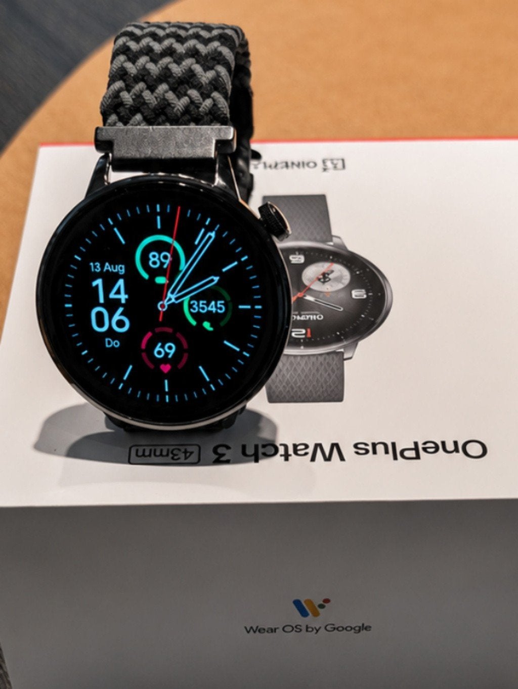 Januari 2026! OnePlus Watch 3 43mm Black Steel, Zwart, Ophalen of Verzenden, Zo goed als nieuw, GPS