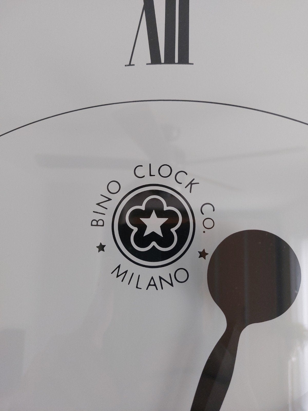 Zeldzame bino clock uit Italië., Ophalen, Zo goed als nieuw, Wandklok