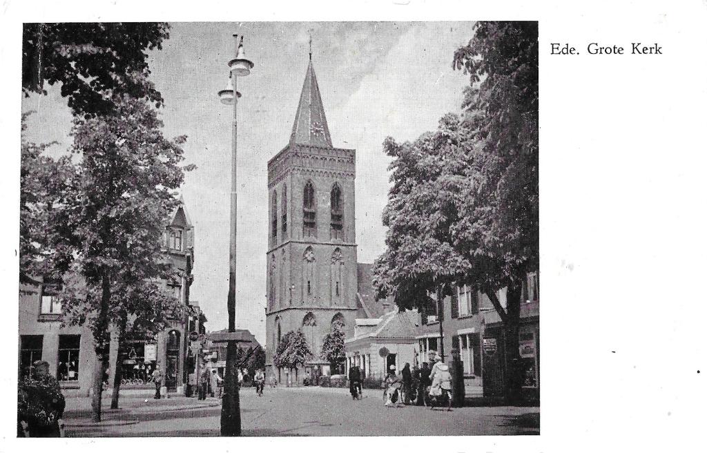 AK Ede - Grote Kerk, Verzenden, 1940 tot 1960, Gelopen, Gelderland