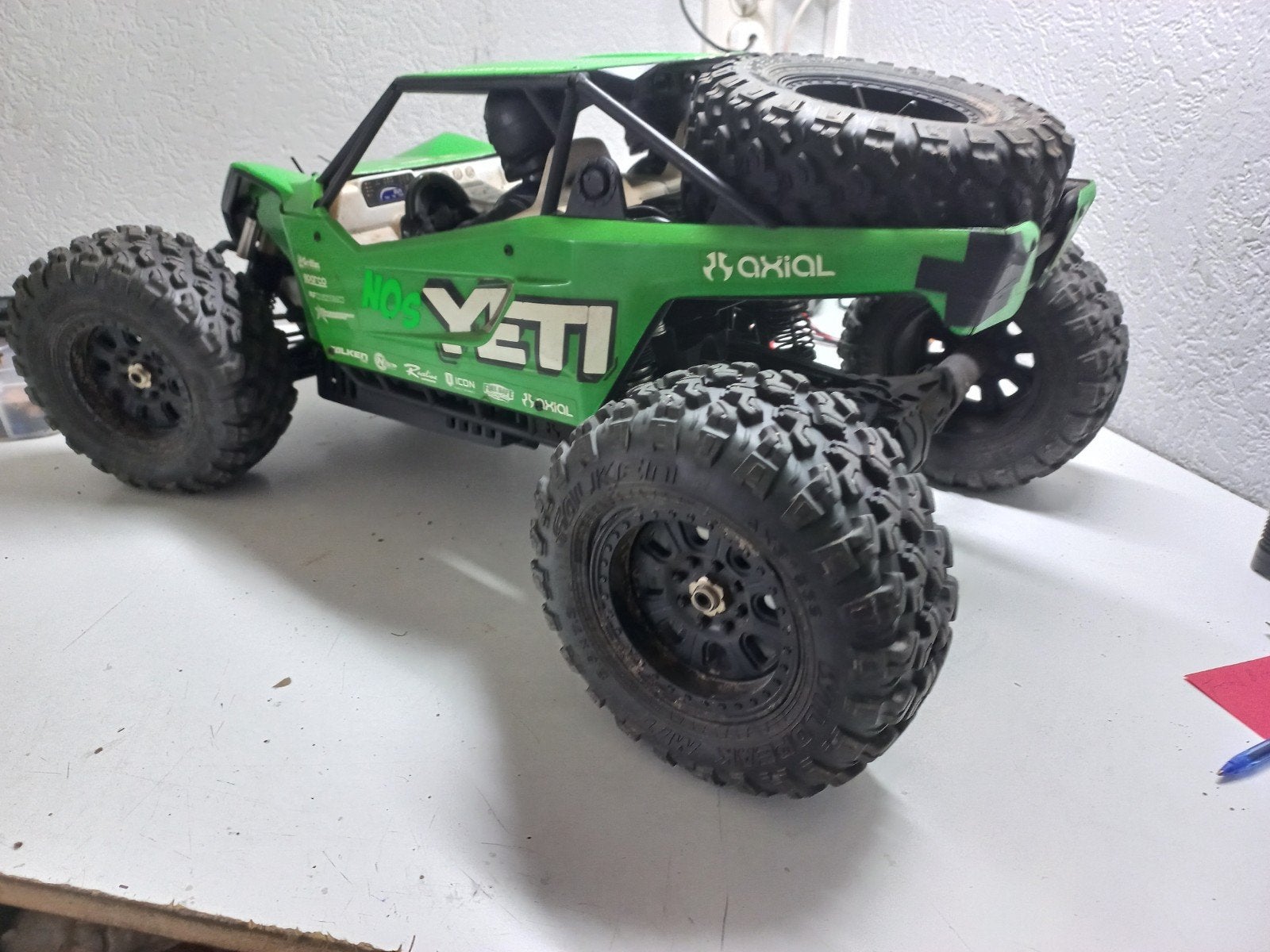 axial yeti XL 1/7, Elektro, Gebruikt, Auto offroad, Ophalen of Verzenden