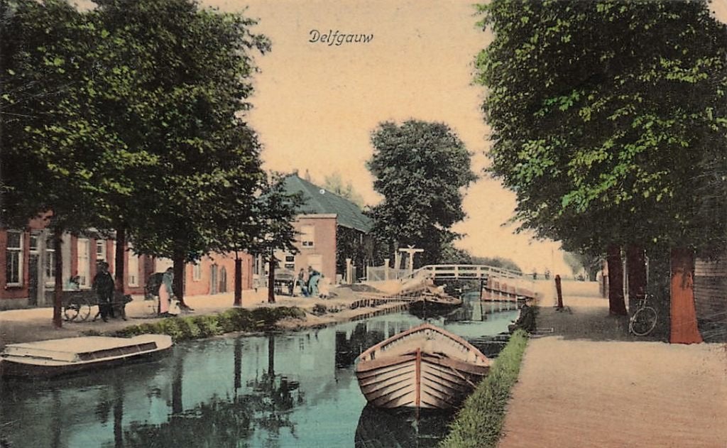 AN155 Delfgauw Pijnacker Nootdorp 1920, Verzenden, Voor 1920, Gelopen, Zuid-Holland