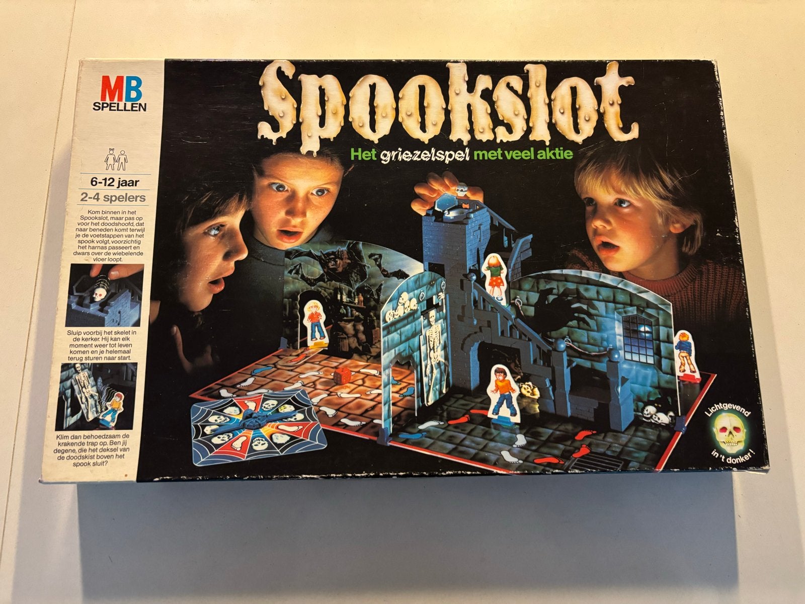 Spookslot MB Spellen - Het griezelspel met veel actie, Een of twee spelers, Ophalen of Verzenden, Gebruikt