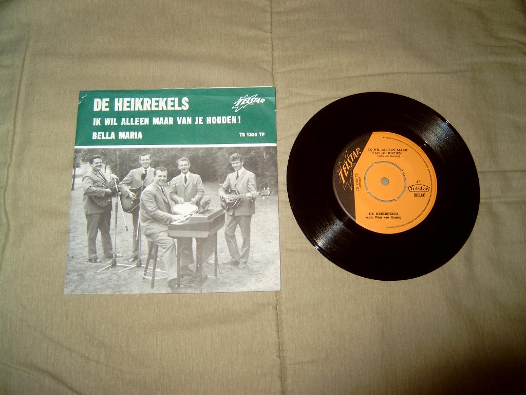 4 singles De Heikrekels & 6 singles Rob de Nijs te koop, Ophalen of Verzenden, Gebruikt, 7 inch, Pop