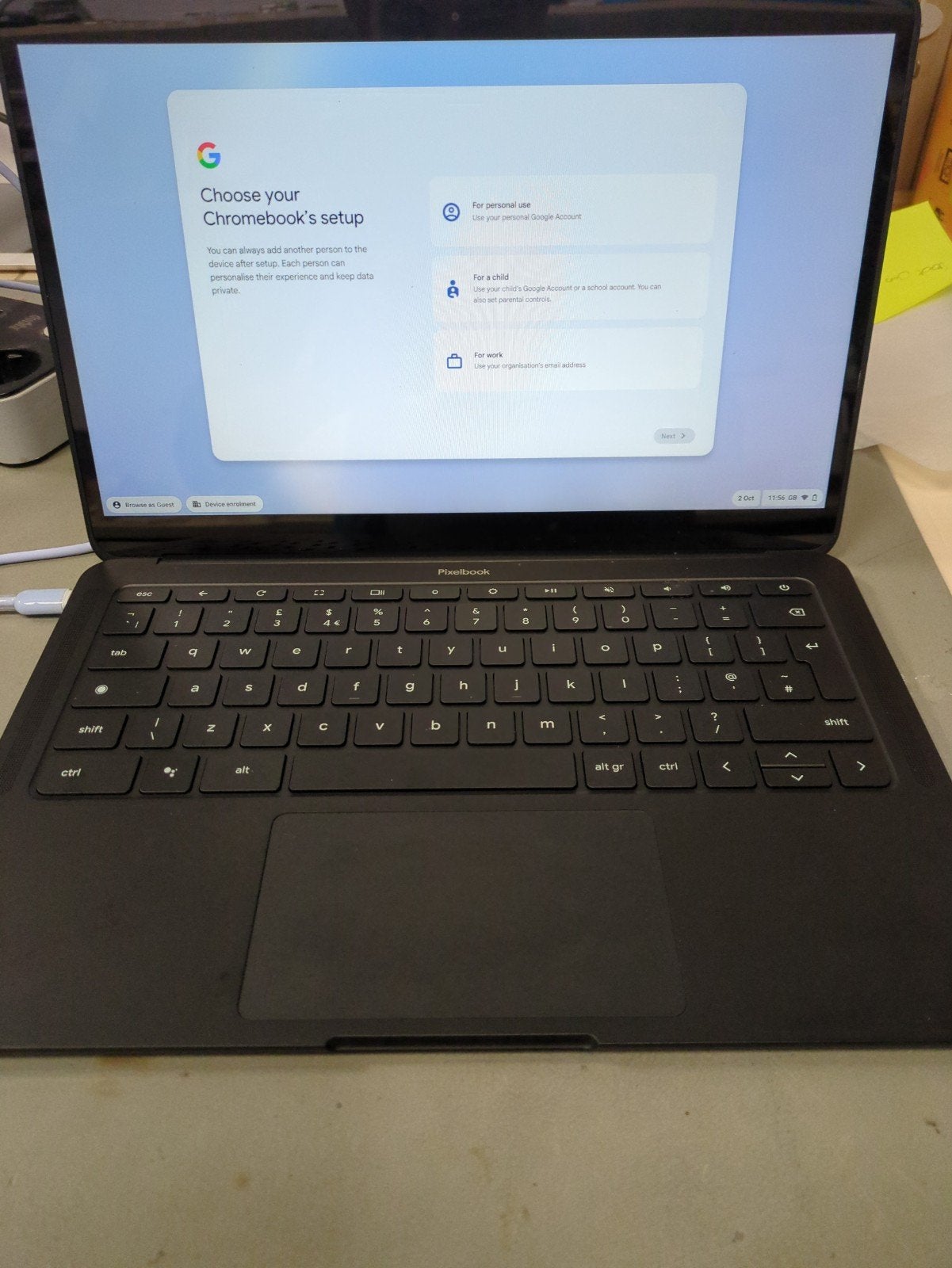 Google Pixelbook Go - Lichtgewicht Chromebook, Qwerty, 8 GB, 13 inch, 1600 Amphitheatre Parkway, Mountain View, CA 94043, USA