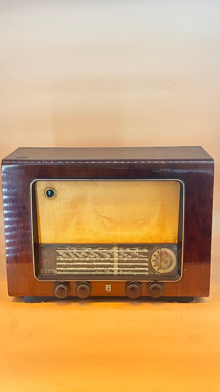 Vintage Grundig Radio Type 2035/56 - Jaren '50 Buizenradio, Antiek en Kunst, Antiek | Tv's en Audio, Ophalen of Verzenden