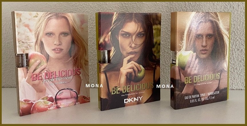 DKNY Be Delicious set 3 parfum samples proefjes testers, Verzenden, Nieuw