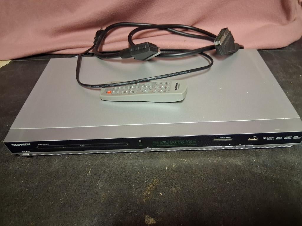 Telefunken DVD-speler met afstandsbediening en SCART-kabel, Ophalen, Gebruikt, Dvd-speler, Overige merken