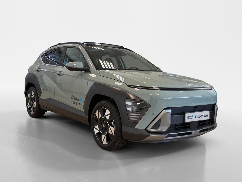 Hyundai Kona 1.6 HYBRID | PREMIUM SKY | OPEN DAK | MIRAGE GR, Auto's, Hyundai, 12 maanden, 137 pk, Euro 6, 1110 kg