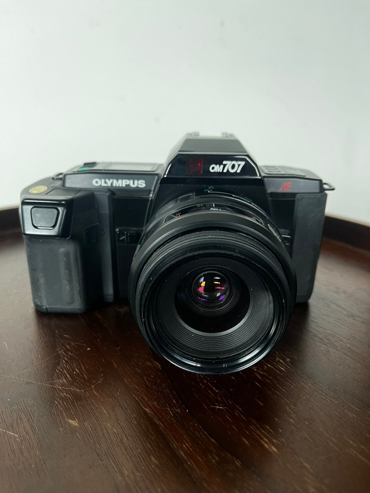 Olympus OM707, Ophalen of Verzenden, Gebruikt, Compact, Olympus