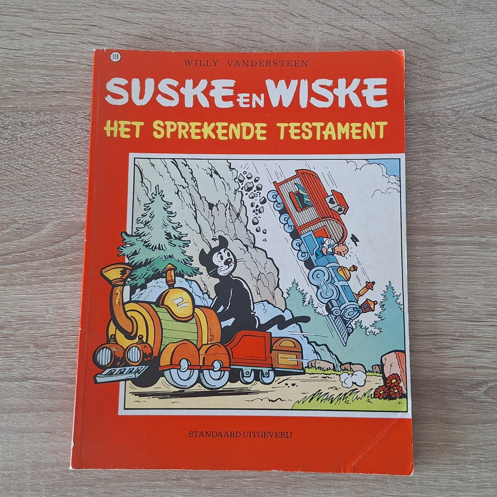 Suske en Wiske 119 - Het Sprekende Testament, Eén stripboek, Ophalen of Verzenden, Gelezen, Willy Vandersteen