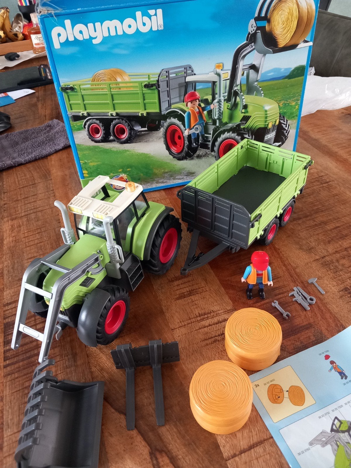 5121 grote Tractor met aanhangwagen, Complete set, Voertuig, Ophalen of Verzenden, Zo goed als nieuw