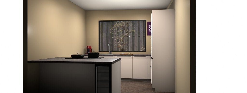 Luxe Showroomkeuken met Kookeiland & Complete Apparatuur, Ophalen, Hoekkeuken, Nieuw, Kunststof