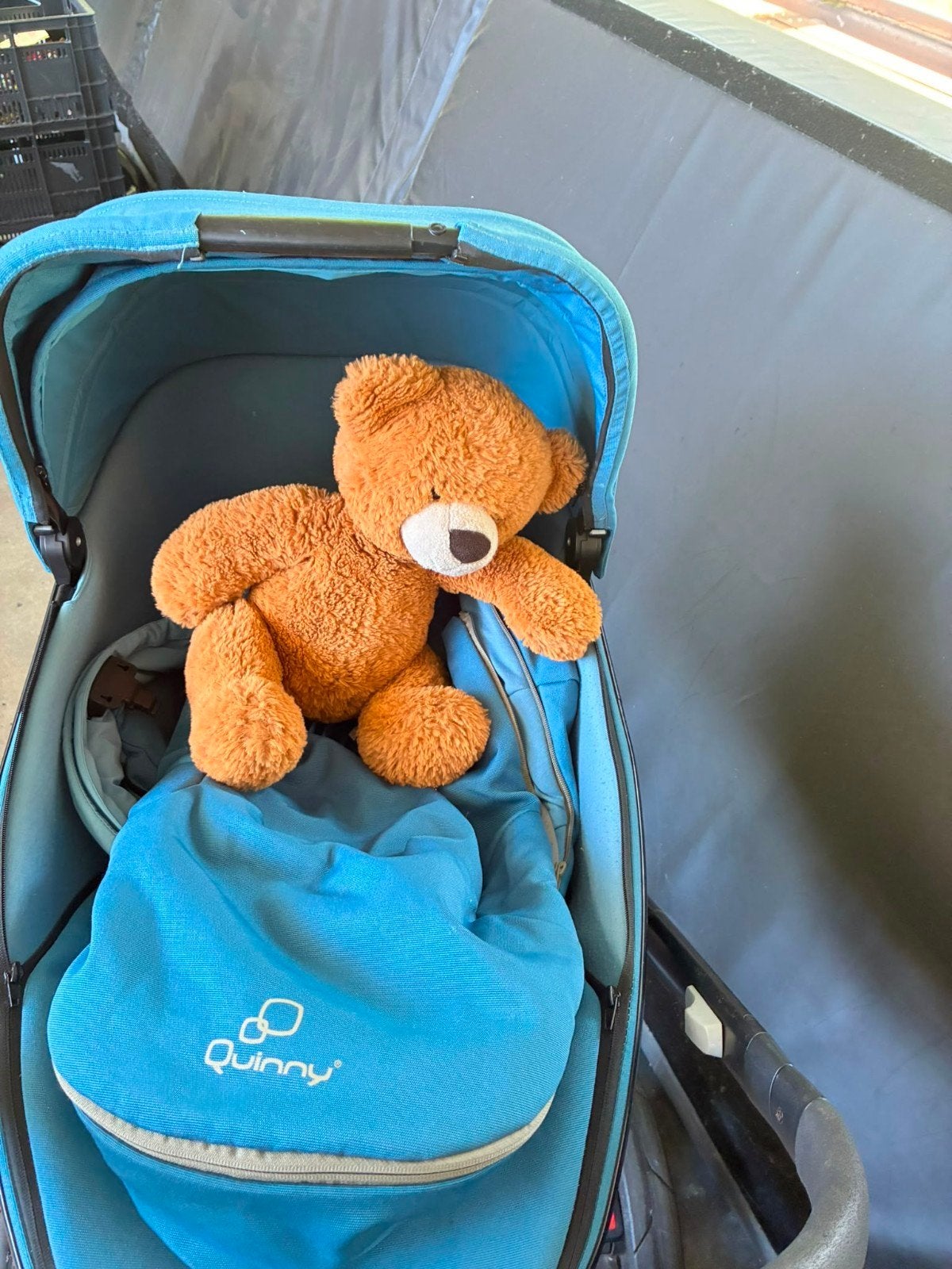 Quinny kinderwagen - Blauw, Kinderen en Baby's, Kinderwagens en Combinaties, Kinderwagen, Gebruikt, Verstelbare duwstang, Quinny