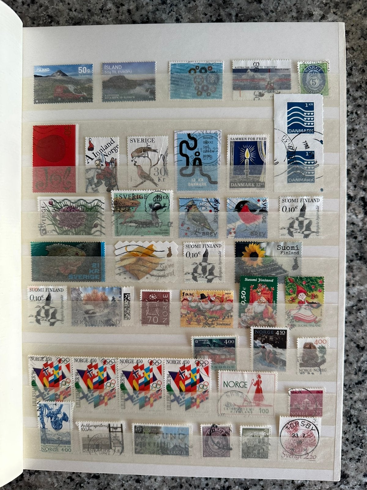 Album Scandinavië 3, Postzegels en Munten, Postzegels | Volle albums en Verzamelingen, Verzenden, Buitenland