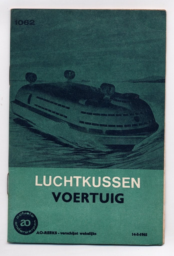 Luchtkussenvoertuig - Hovercraft - Hazekamp - LVK's 1965, Ophalen of Verzenden, Gebruikt, Motorboot, Boek of Tijdschrift