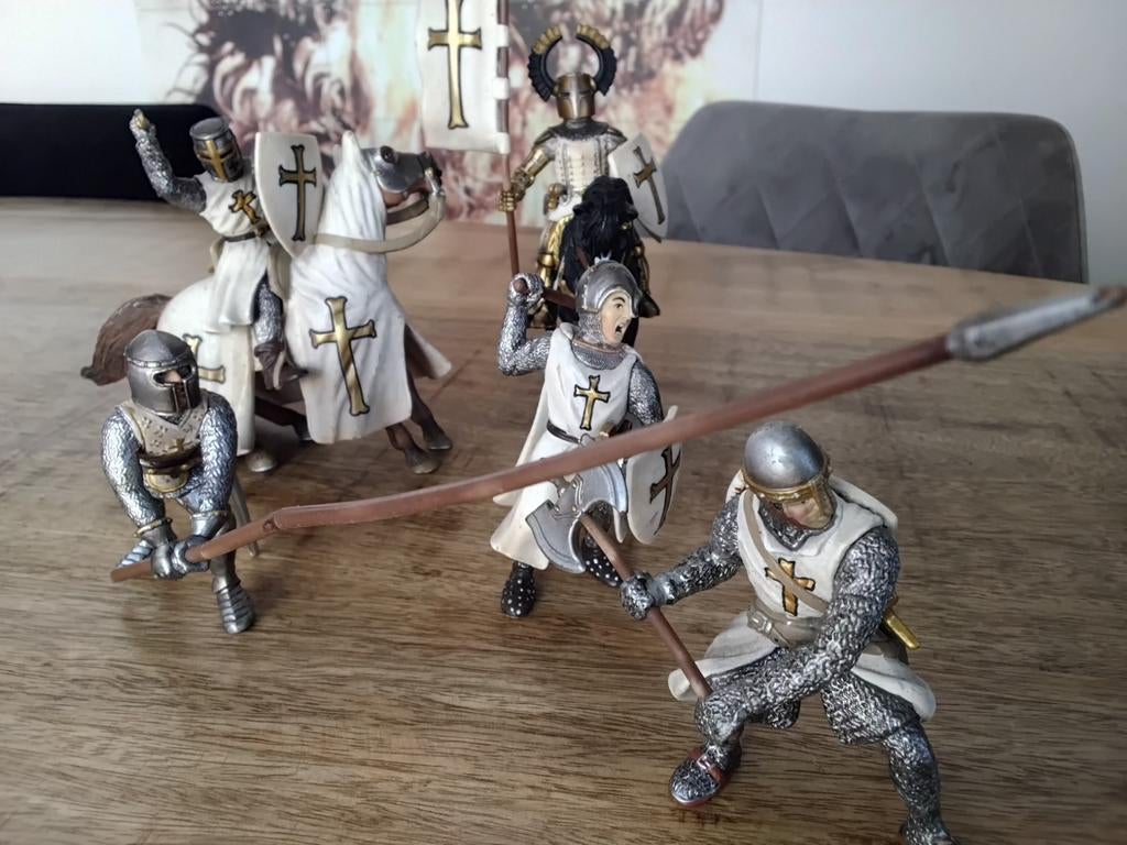 Schleich complete collectie Kruisridders., Ophalen of Verzenden, Zo goed als nieuw
