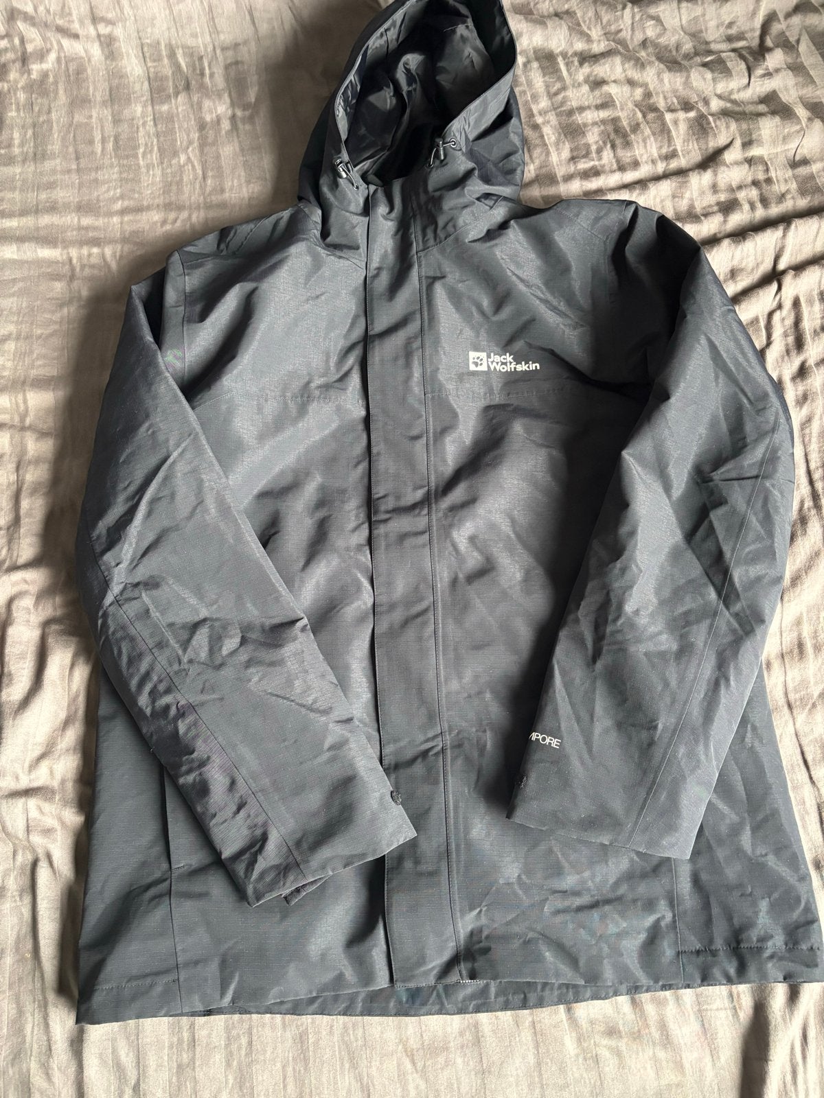 Jack Wolfskin Jas - Maat XL - nieuw, Ophalen of Verzenden, Zo goed als nieuw, Maat 56/58 (XL), Grijs