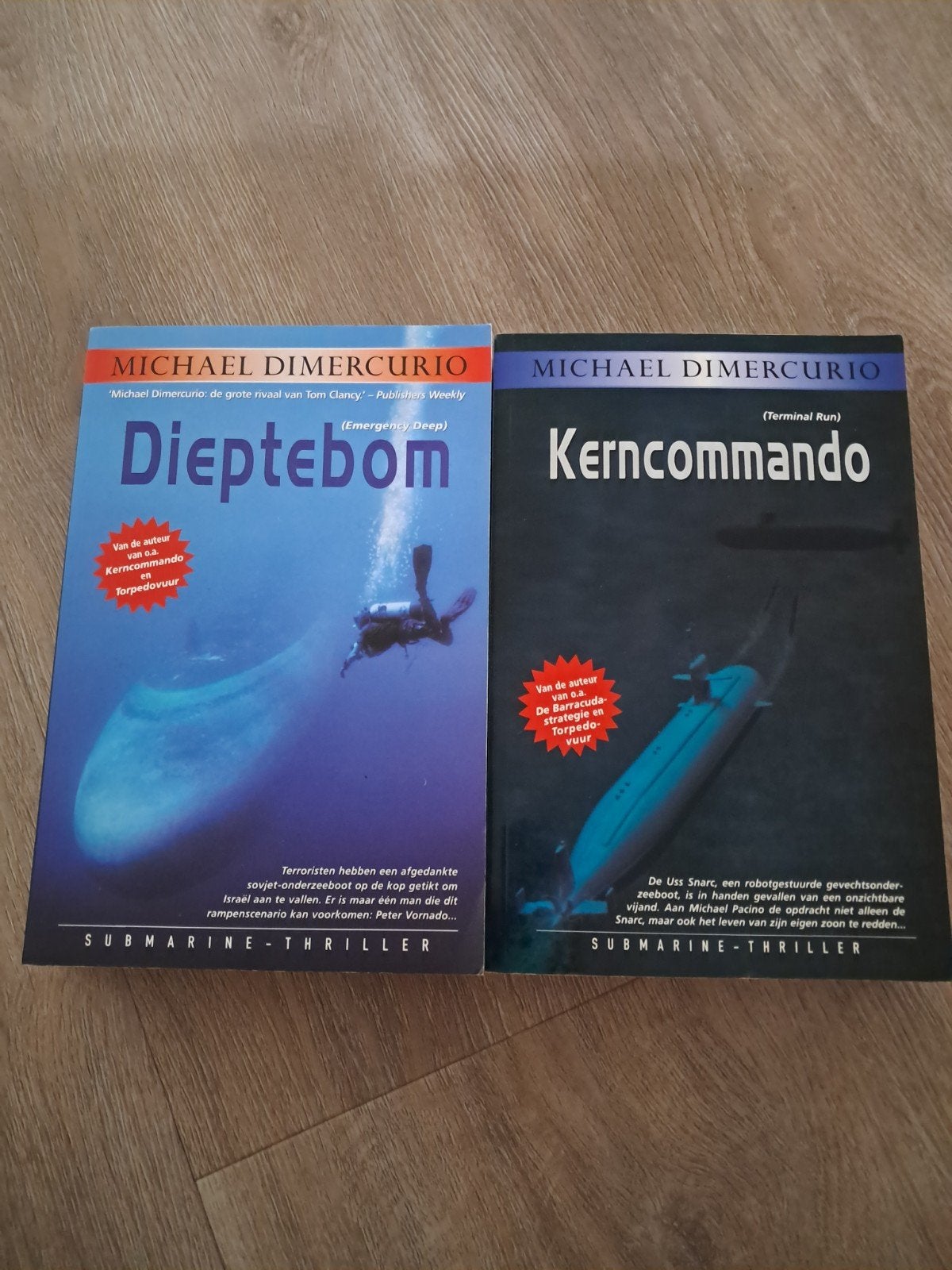 C3 Michael DiMercurio: Dieptebom & Kerncommando (2 boeken), Boeken, Ophalen of Verzenden, Gelezen, Michael DiMercurio, Wereld overig