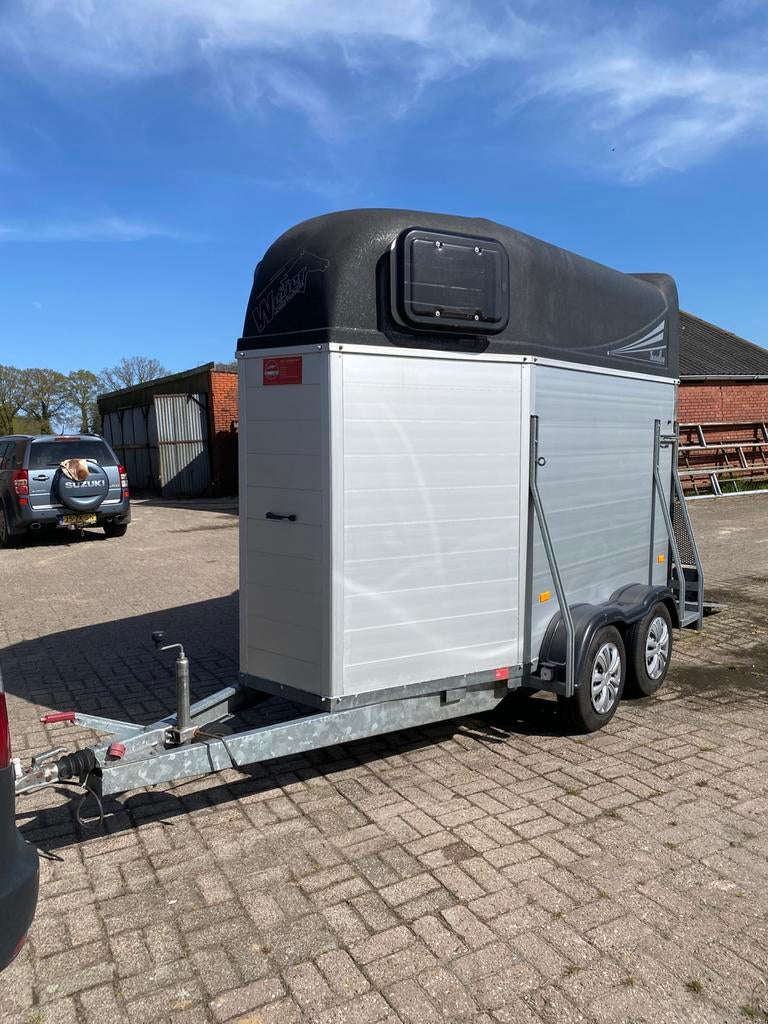 Weijer Paardentrailer 1,5paards aluminium, Ophalen, Gebruikt, Aluminium, 1½-paards trailer