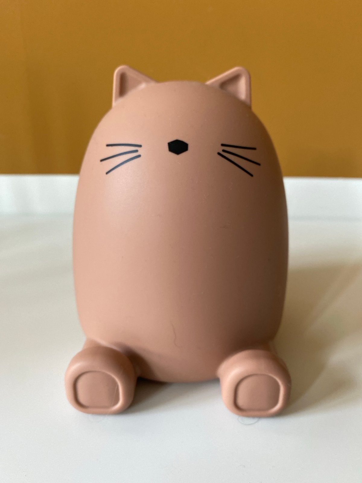 Leuke siliconen spaarpot Liewood - Kat, roze/bruinig, Ophalen of Verzenden, Nieuw, Overige materialen, Dier