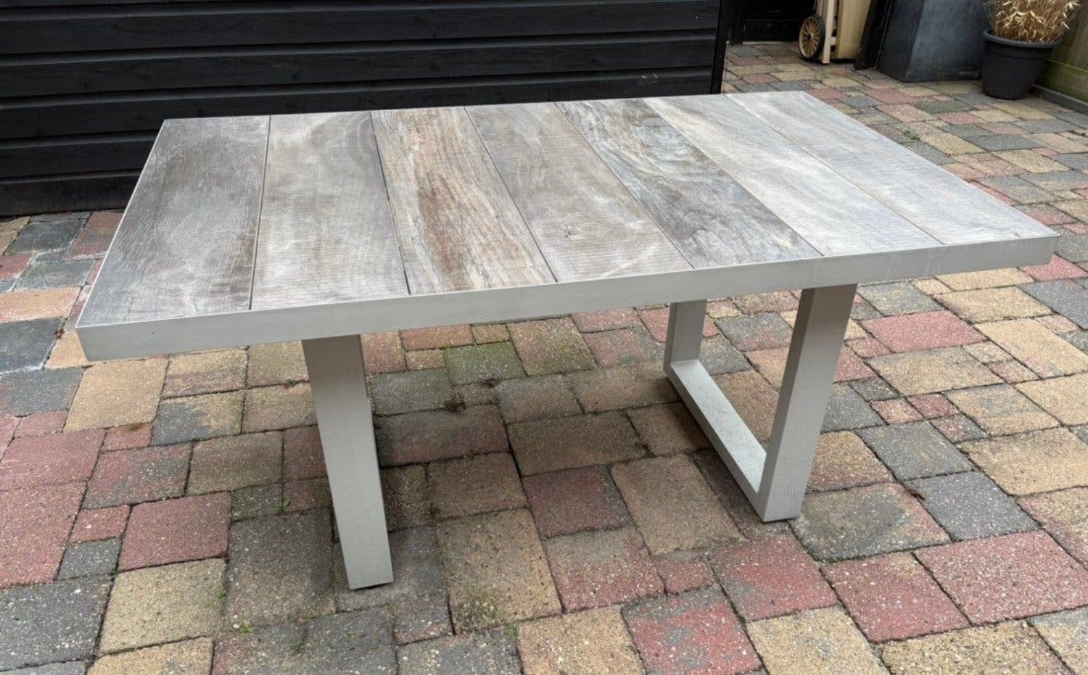 Trestino robuuste tuintafel, Ophalen, Gebruikt, Rechthoekig, Overige materialen