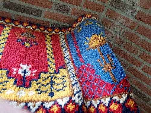tafelloper gekleurd geknoopt, Ophalen of Verzenden, 'T Olde Gre-j, Info@toldegrej.nl, Endepoelstraat 20f Didam