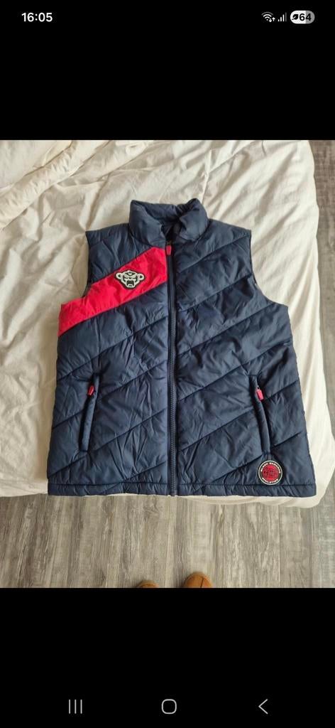 Bodywarmer 140 black bananas, Ophalen, Jongen of Meisje, Zo goed als nieuw, Jas