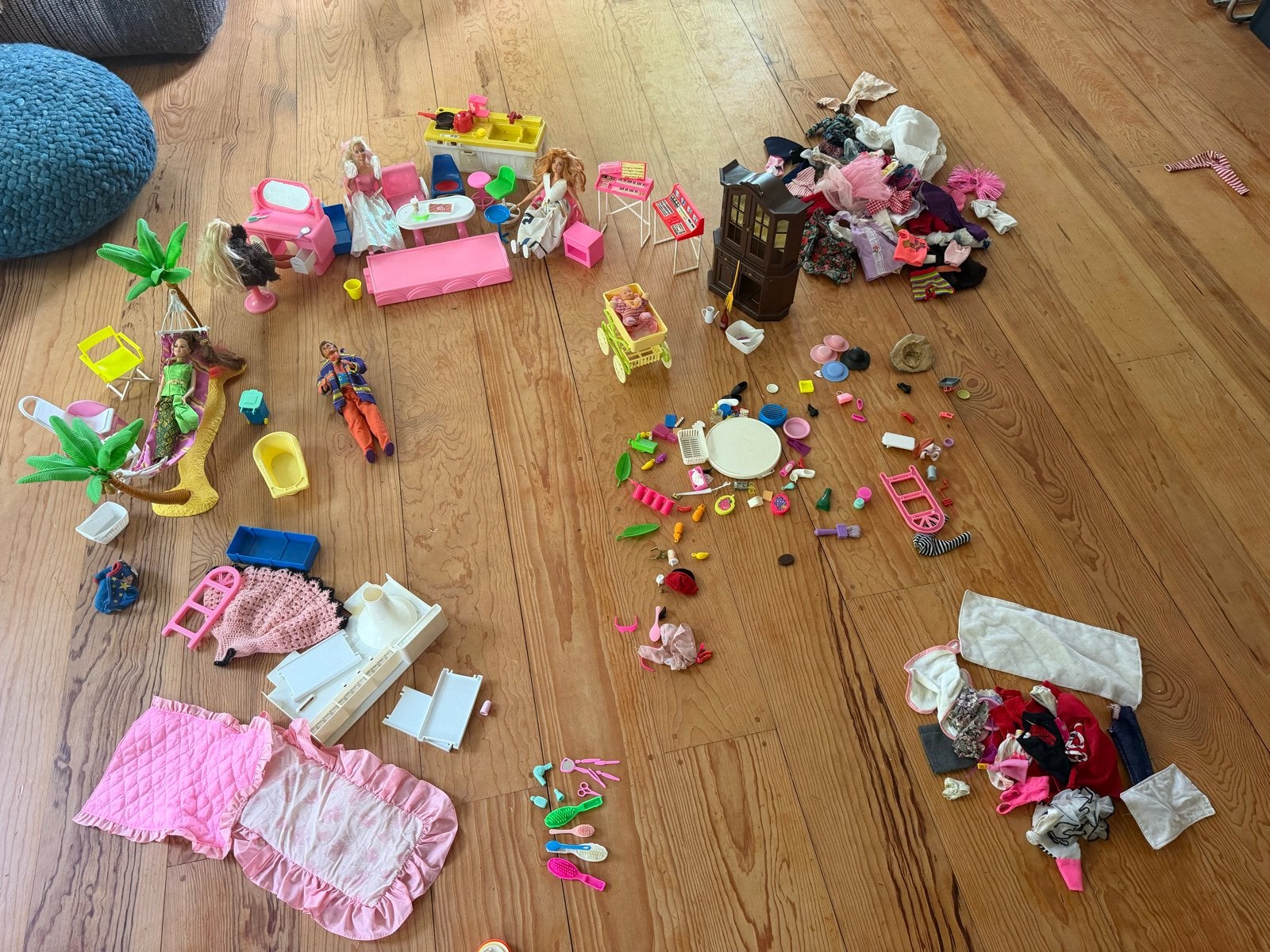 Grote Vintage Barbie & Ken Verzameling met Accessoires, Kinderen en Baby's, Speelgoed | Poppen, Ophalen, Gebruikt, Barbie