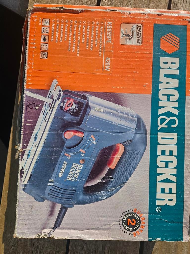 Decoupeerzaag, Ophalen, Gebruikt, Decoupeerzaag, Black en Decker