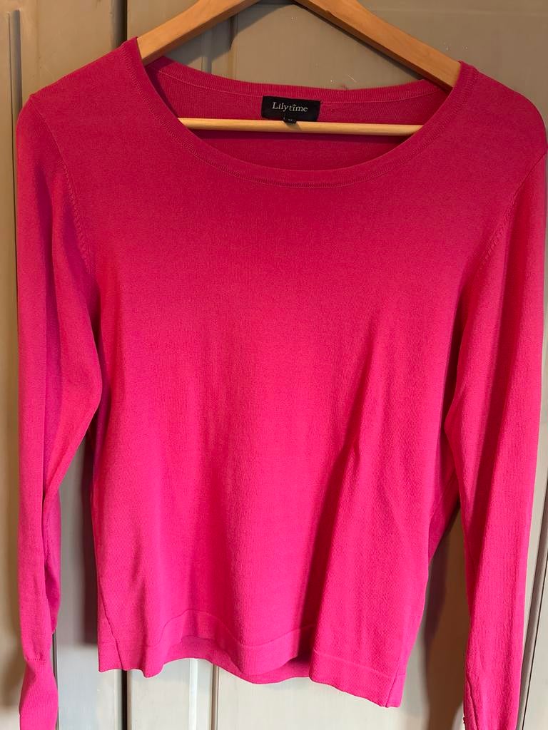 Roze shirt van Lilytime, Maat 38/40 (M), Nieuw, Ophalen of Verzenden, Lange mouw