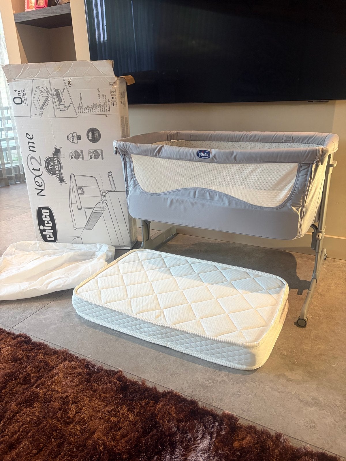 Chicco Next2Me Co-Sleeper, Ophalen of Verzenden, Gebruikt, Wieg