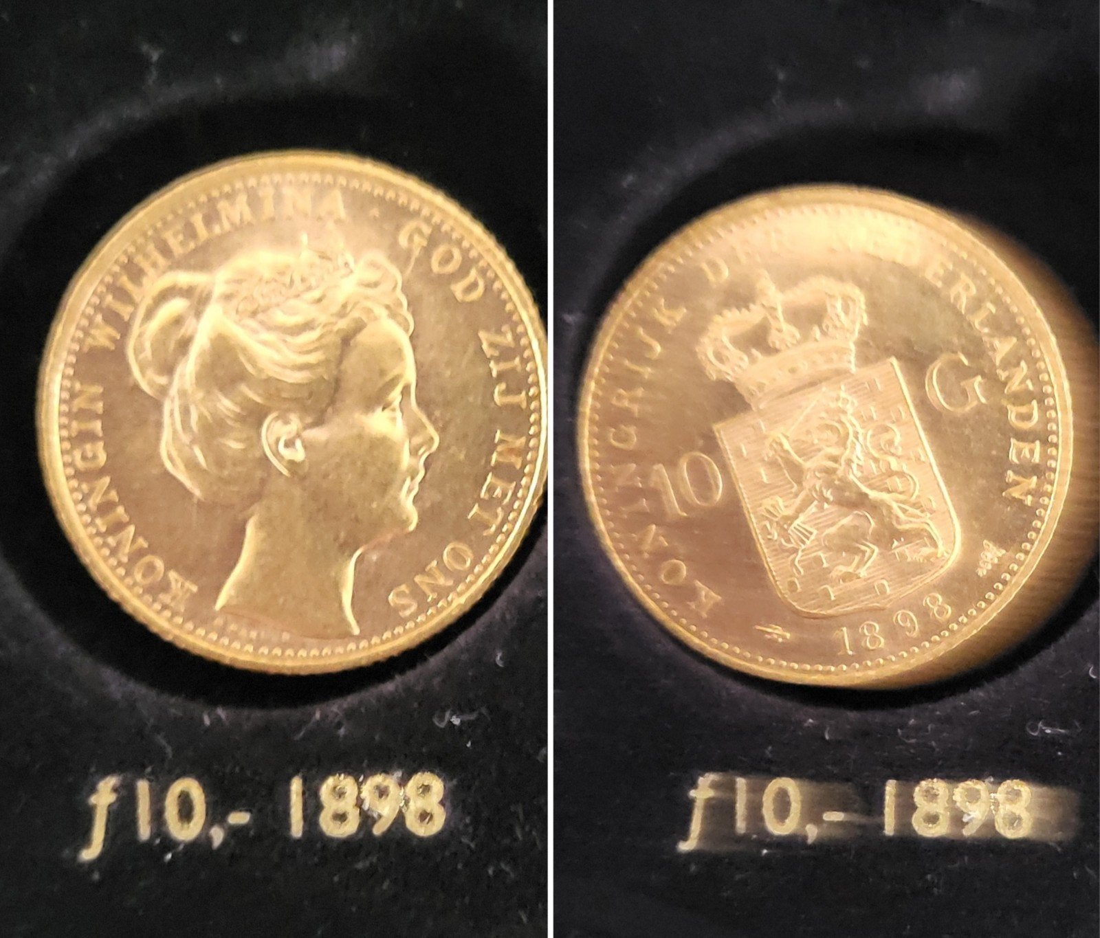 Gouden tientje 1898 Wilhelmina, Postzegels en Munten, Munten | Nederland, Koningin Wilhelmina, Losse munt, 10 gulden, Goud