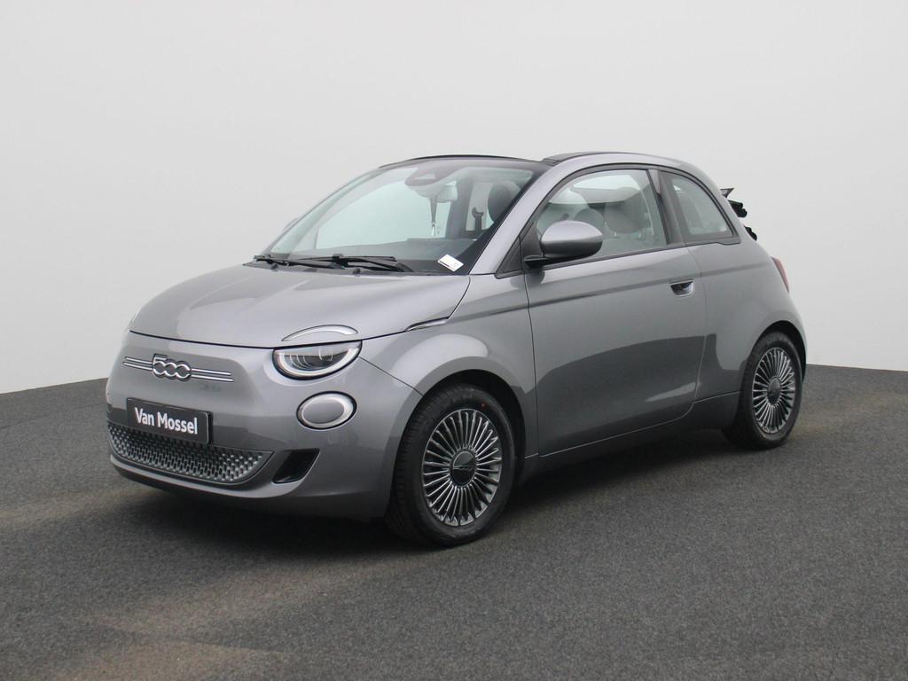 Fiat 500C 500e 42 kWh Icon | Climate Control / ECC | Open da, Auto's, Stof, Gebruikt, 118 pk, Cabriolet