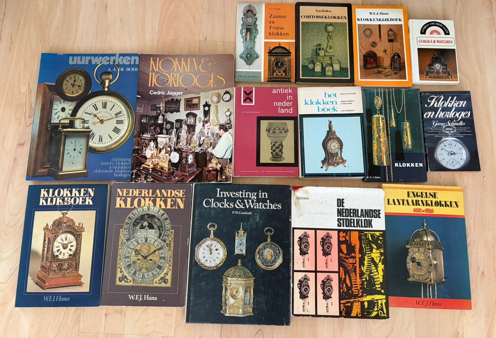 Klokkenboeken 20 stuks, Antiek en Kunst, Antiek | Klokken, Ophalen