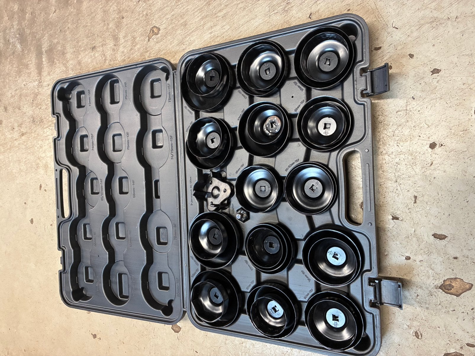 Doppen set los maken oliefilter, Ophalen, Nieuw