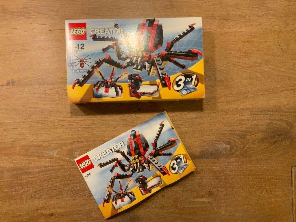 Lego Creator 3 in 1 spin schorpioen cobra, Ophalen, Gebruikt, Compleet, Lego