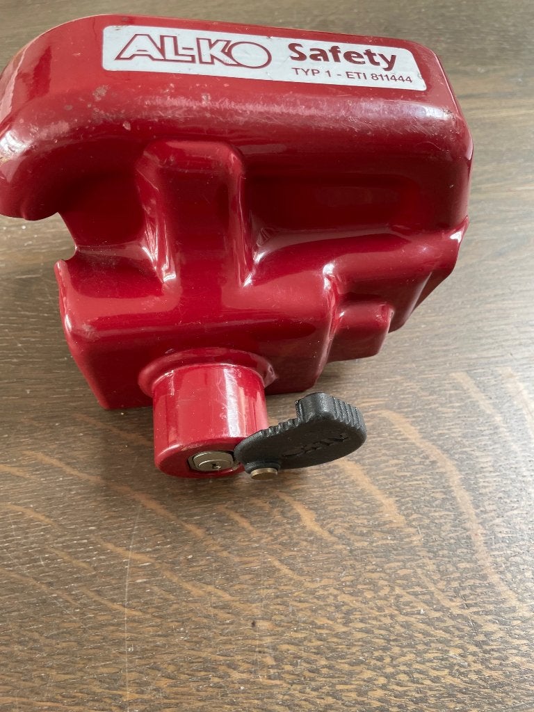 Caravan disselslot, Ophalen, Gebruikt