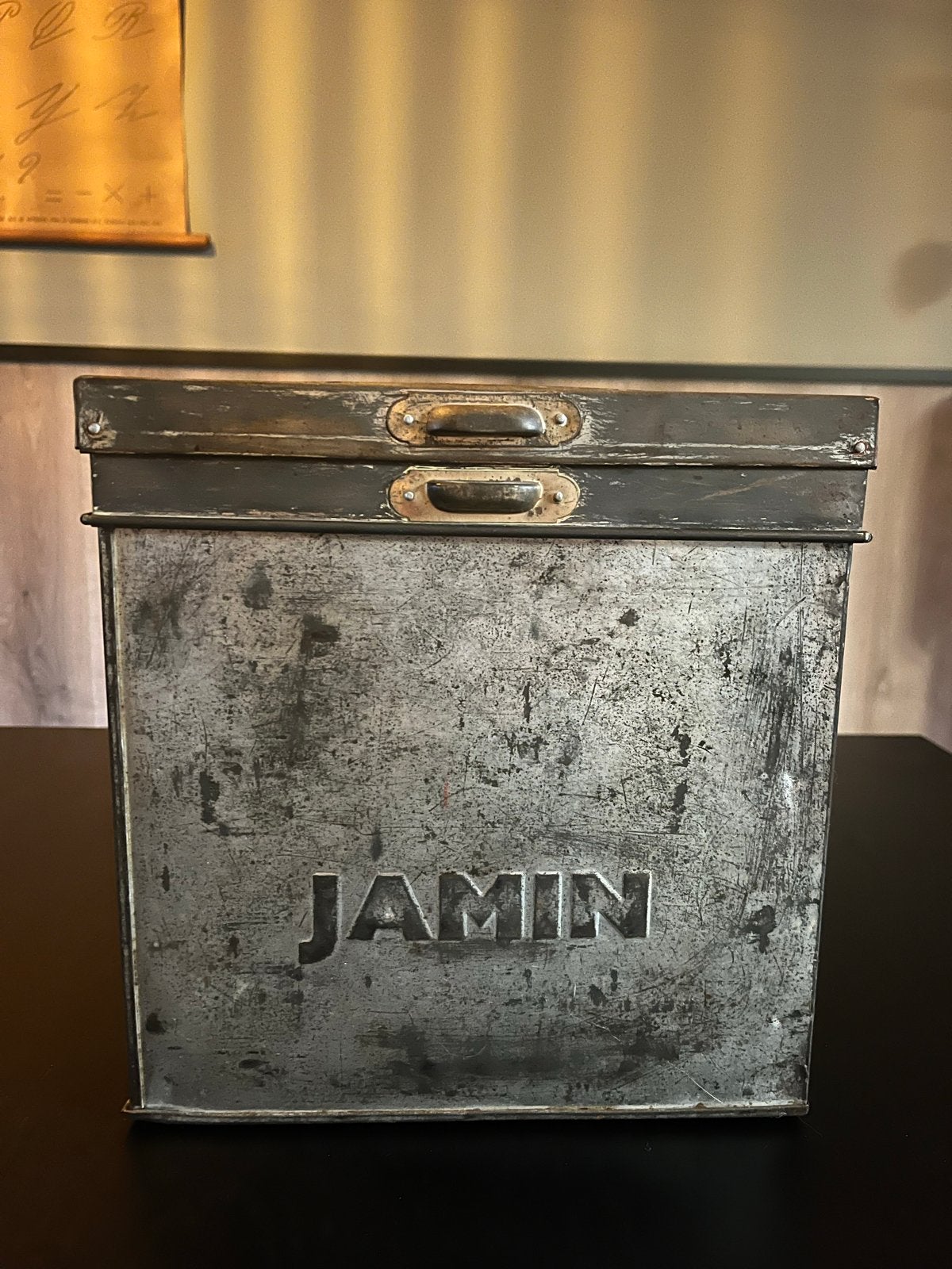 Vintage Jamin winkelblik 1969 met vensterdeksel, Antiek en Kunst, Ophalen of Verzenden