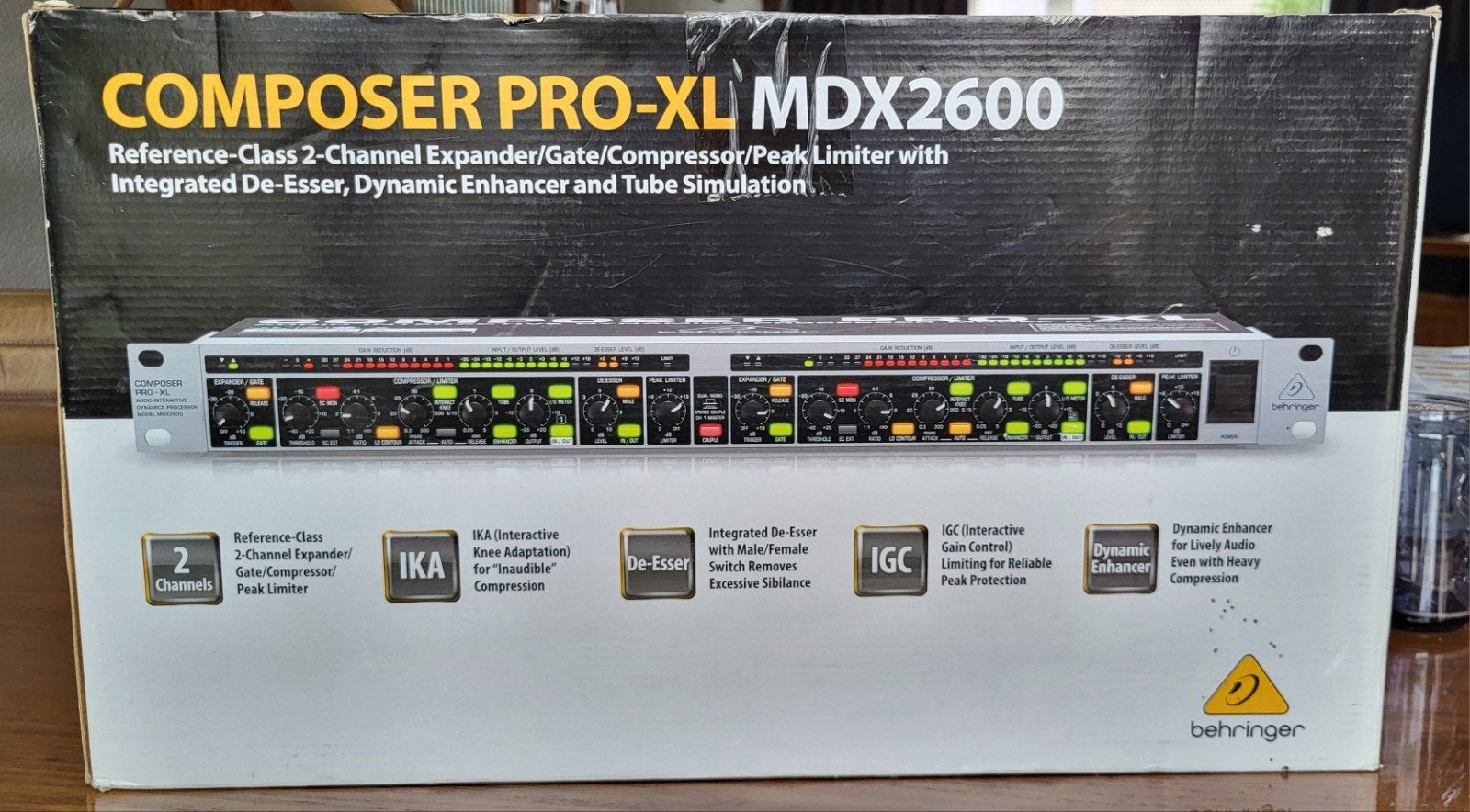 Behringer Composer Pro-XL MDX2600 Audio Processor Nieuw, Ophalen