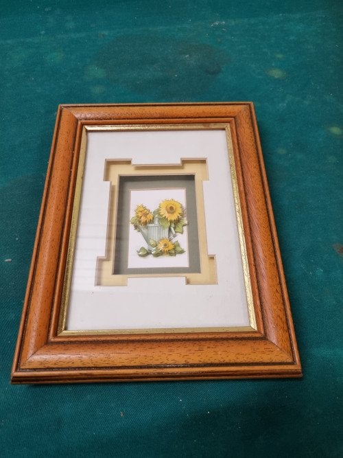 schilderij 3d zonnebloem en gieter, Huis en Inrichting, Ophalen of Verzenden, 'T Olde Gre-j, Info@toldegrej.nl, Endepoelstraat 20f Didam