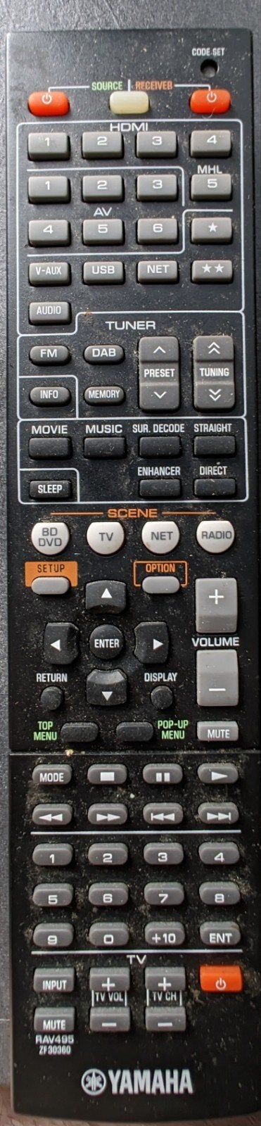 Yamaha RX-V500D AV Receiver - Gebruikt, Ophalen, Gebruikt, 120 watt of meer, Yamaha