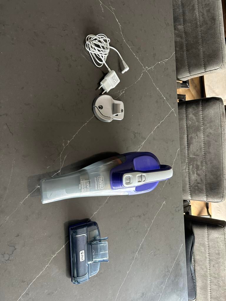 Black + Decker kruimeldief PET, Witgoed en Apparatuur, Stofzuigers, Ophalen of Verzenden, Zo goed als nieuw, Reservoir, Kruimeldief