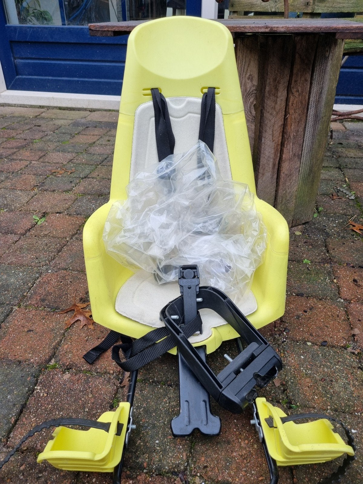 Bobike Achterzitje Geel, Achterzitje, Bobike, Ophalen, 15 t/m 25 kg