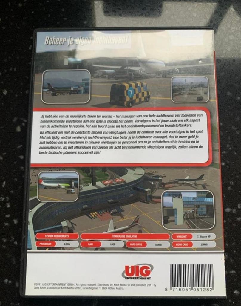 Vliegveld Simulator PC CD-ROM - Zo goed als nieuw, 1 speler, Ophalen of Verzenden, Zo goed als nieuw, Vanaf 3 jaar