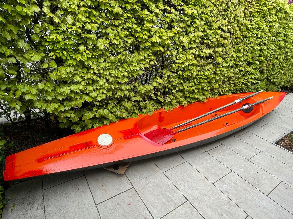 1-persoons skiff met zitje voor passagier, Ophalen, Gebruikt, Skiff, Polyester