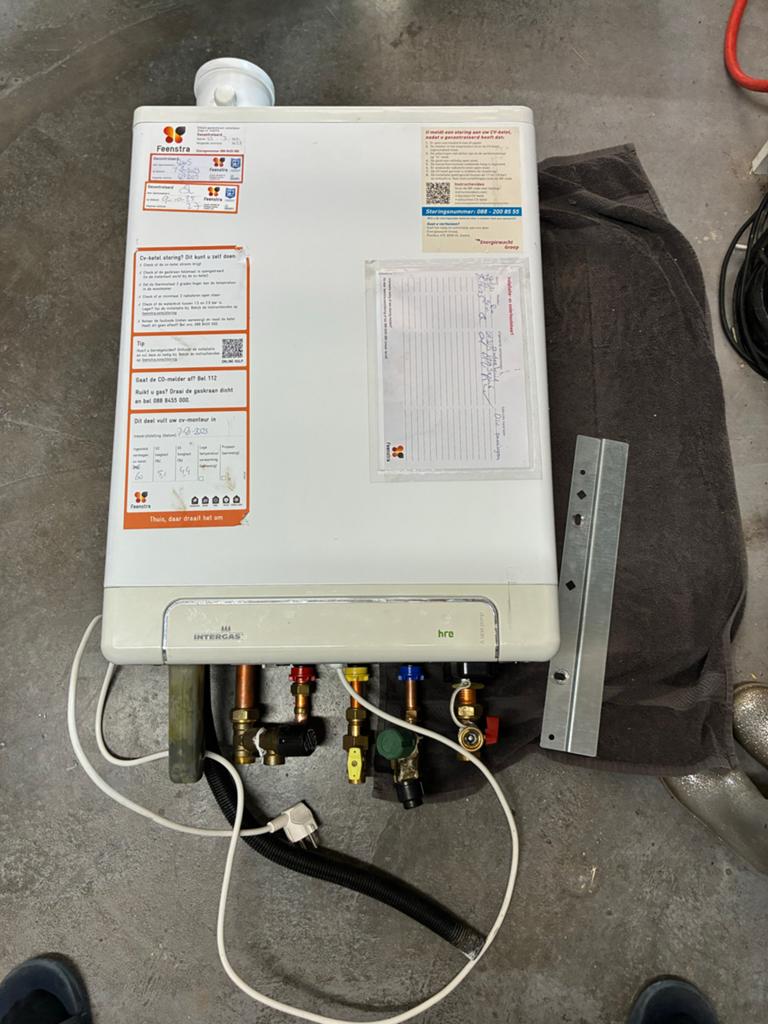 Intergas Kompakt HRE 24/18 A CV-ketel, Condenserend toestel, Gebruikt, Aardgas, Geiser, Ophalen of Verzenden