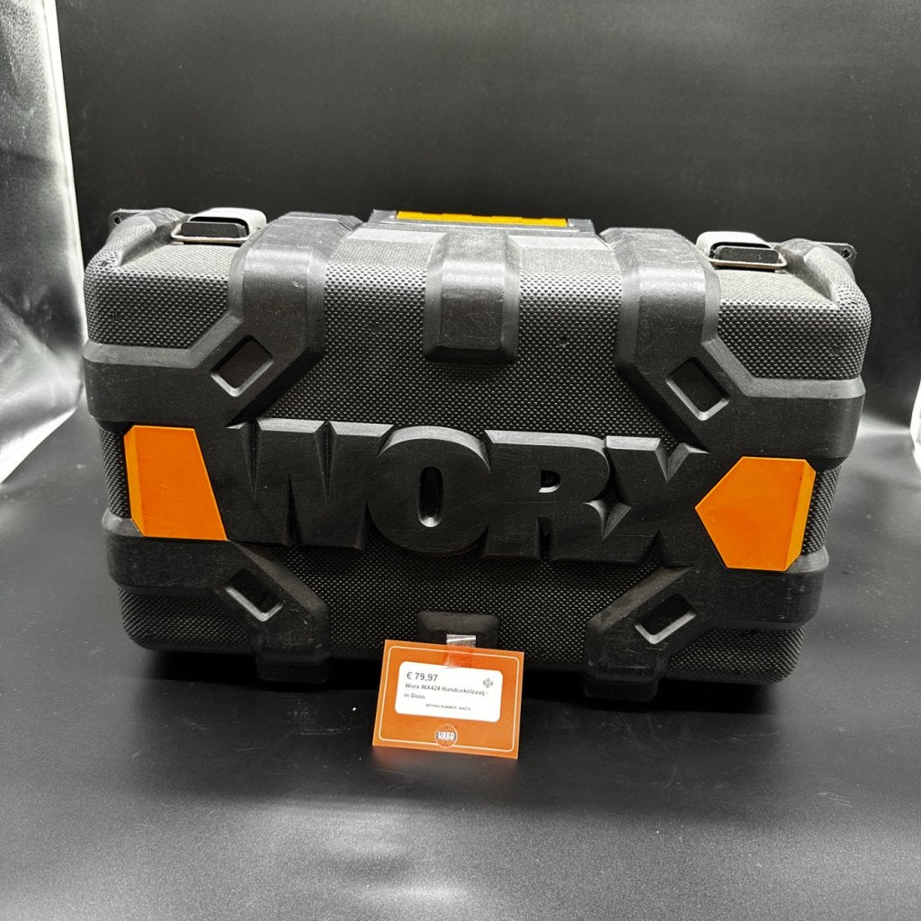Worx WX424 Handcirkelzaag - in Doos, Worx, Zo goed als nieuw, Support@worx.com, 14675 128th Ave NE, Suite 120
Woodinville, WA 98072
USA